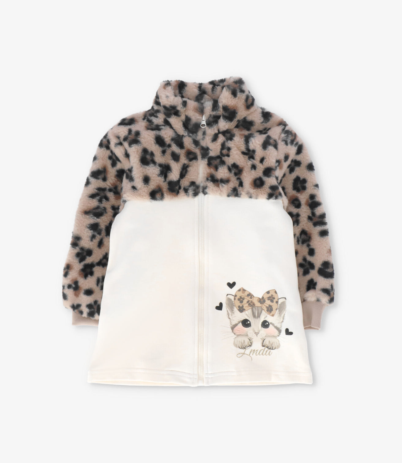 Conjunto bebé animal print 3 meses / Beige