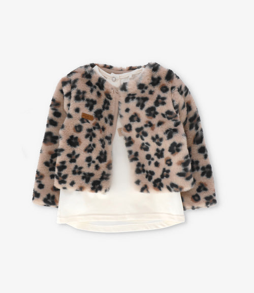 Conjunto bebé 3 piezas 3 meses / Beige