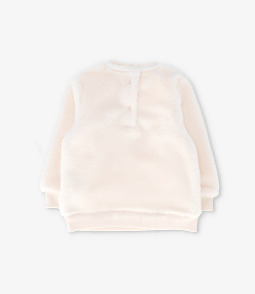 Conjunto bebé animal print 3 meses / Crudo