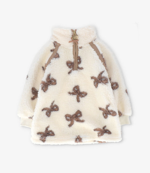 Conjunto bebé con lazos 3 meses / Beige