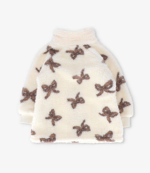 Conjunto bebé con lazos 3 meses / Beige