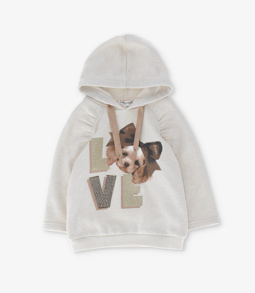 Conjunto bebé con perro 3 meses / Beige