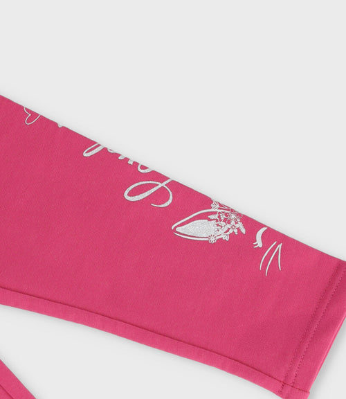 Calza bebé con estampado 3 meses / Burdeo