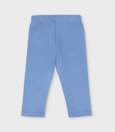 Calza bebé con ciervo 3 meses / Celeste