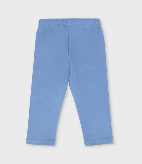 Calza bebé con ciervo 3 meses / Celeste