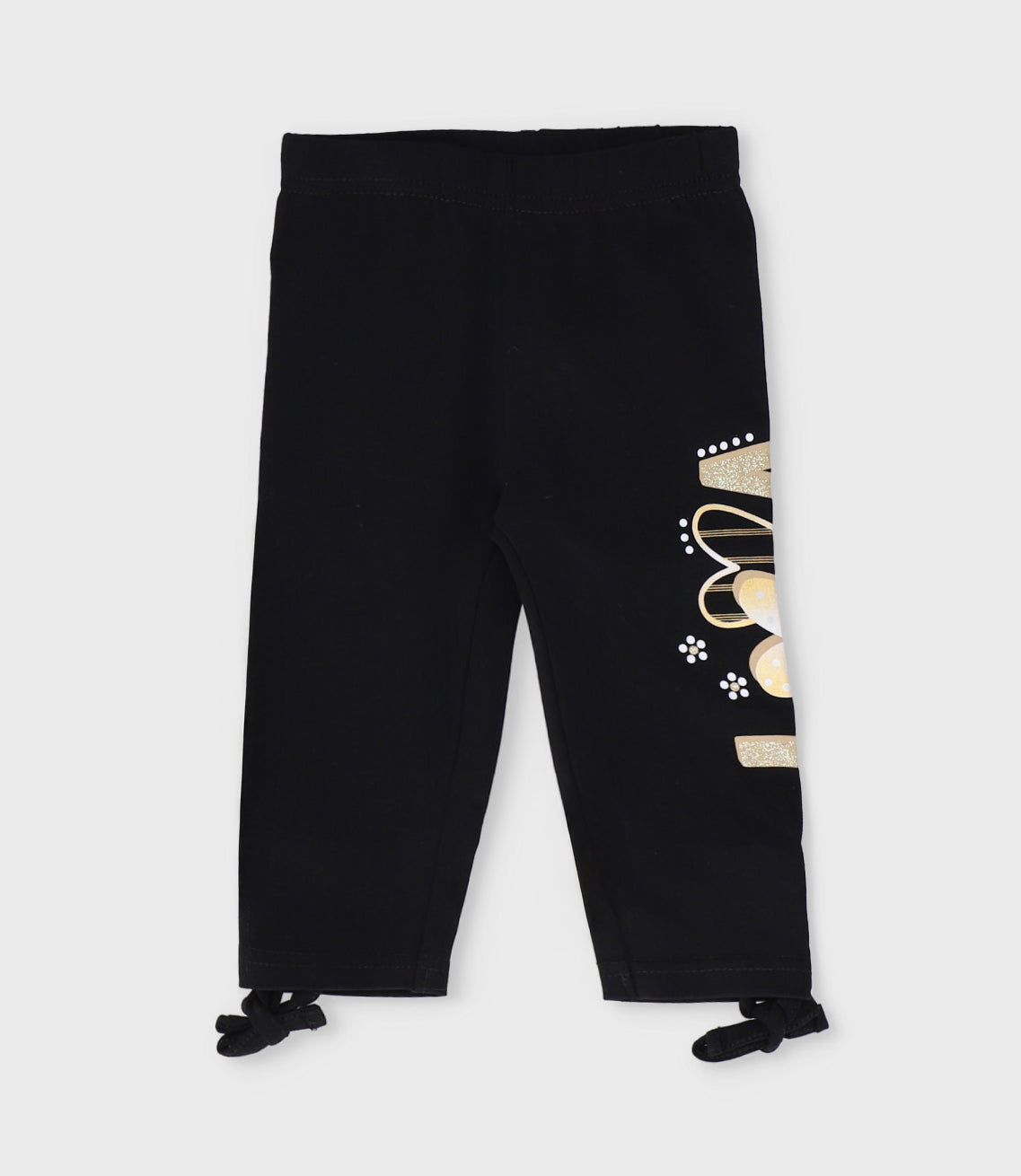 Calza bebé con estampado 3 meses / Negro