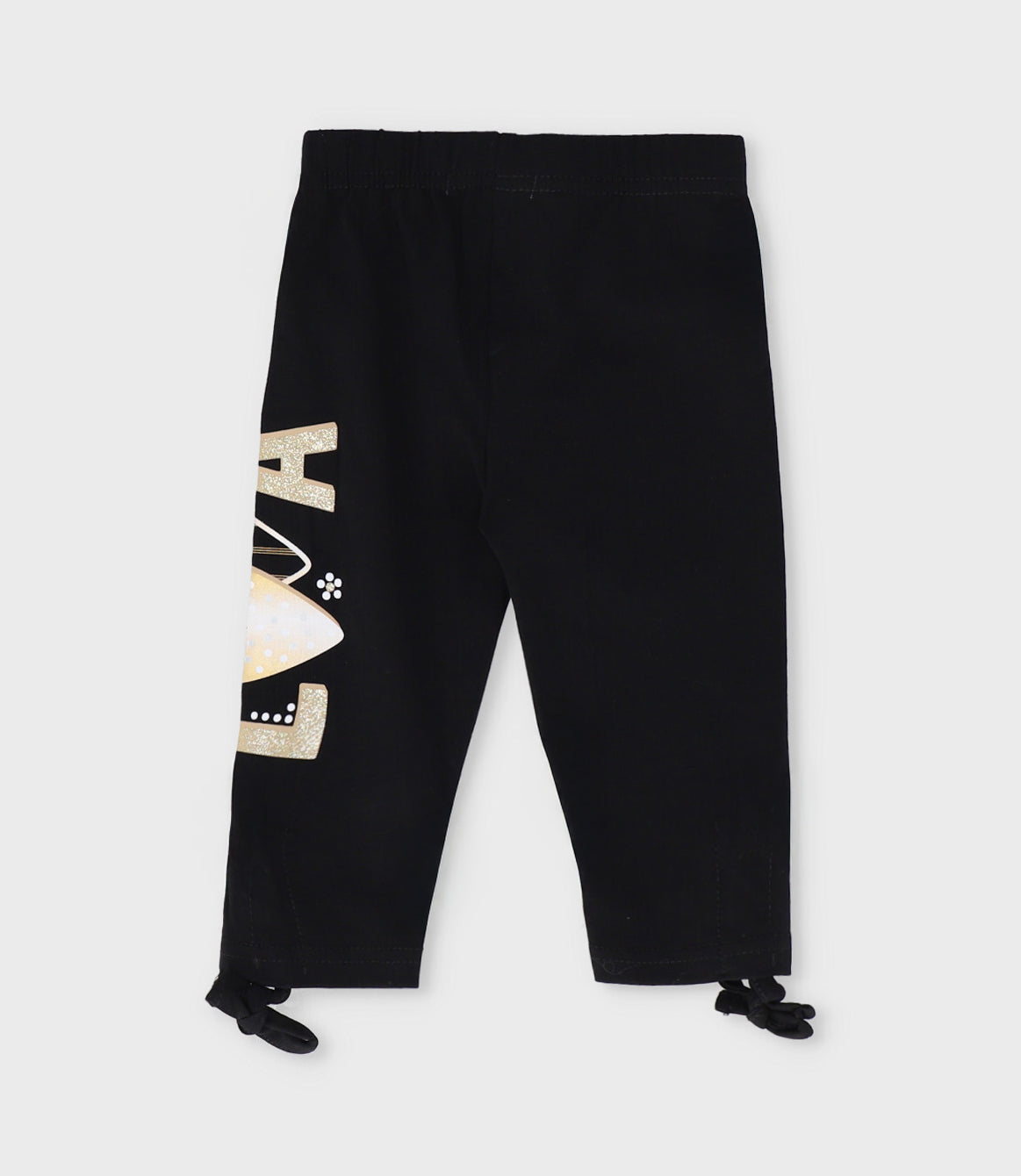 Calza bebé con estampado 3 meses / Negro