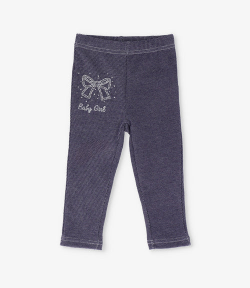 Calza bebé denim 3 meses / Azul Marino