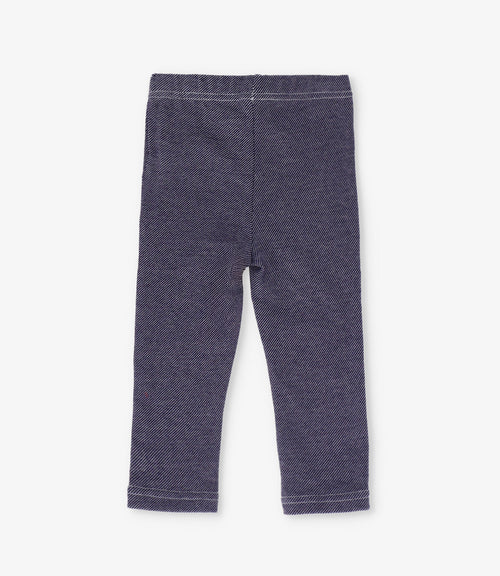 Calza bebé denim 3 meses / Azul Marino