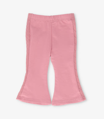 Calza bebé acampanadas con brillos 3 meses / Coral