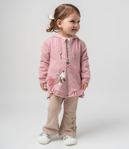 Calza bebé acampanadas con brillos