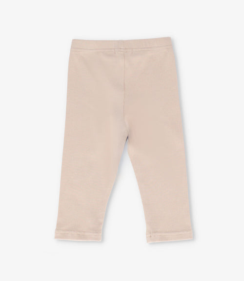 Calza bebé con estrella animal print 3 meses / Beige