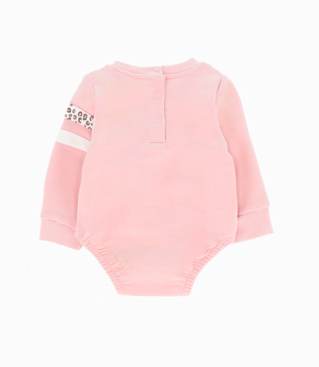 Body Recién Nacida Con Bolsillo 0 meses / Rosado