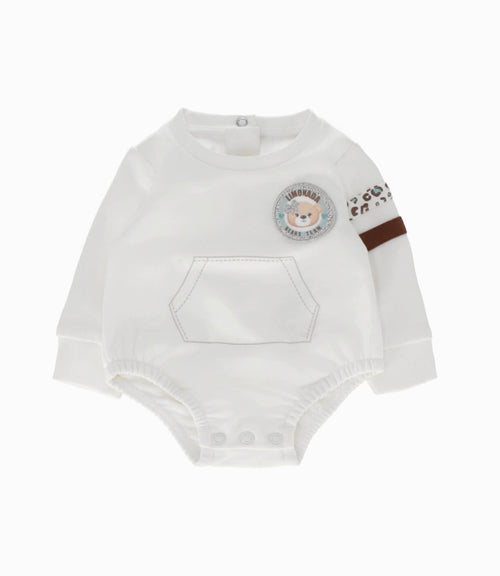Body Recién Nacida Con Bolsillo 0 meses / Blanco