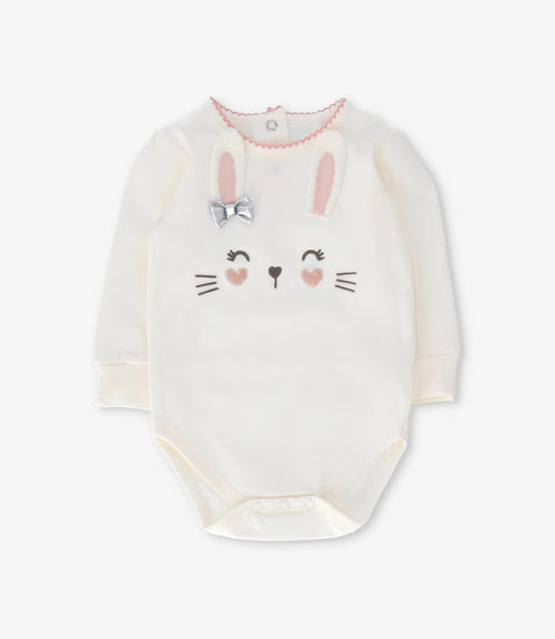 Body recién nacida con conejo 0 meses / Crudo