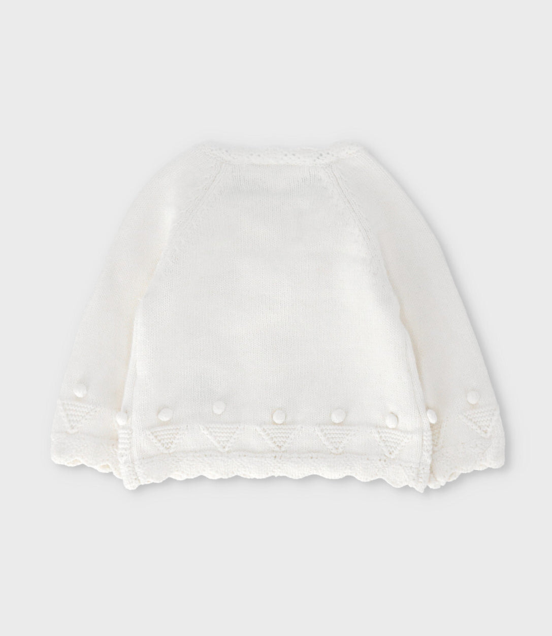 Chaleco recién nacida con bordado 0 meses / Blanco