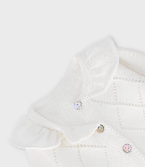 Chaleco recién nacida vuelos 0 meses / Blanco