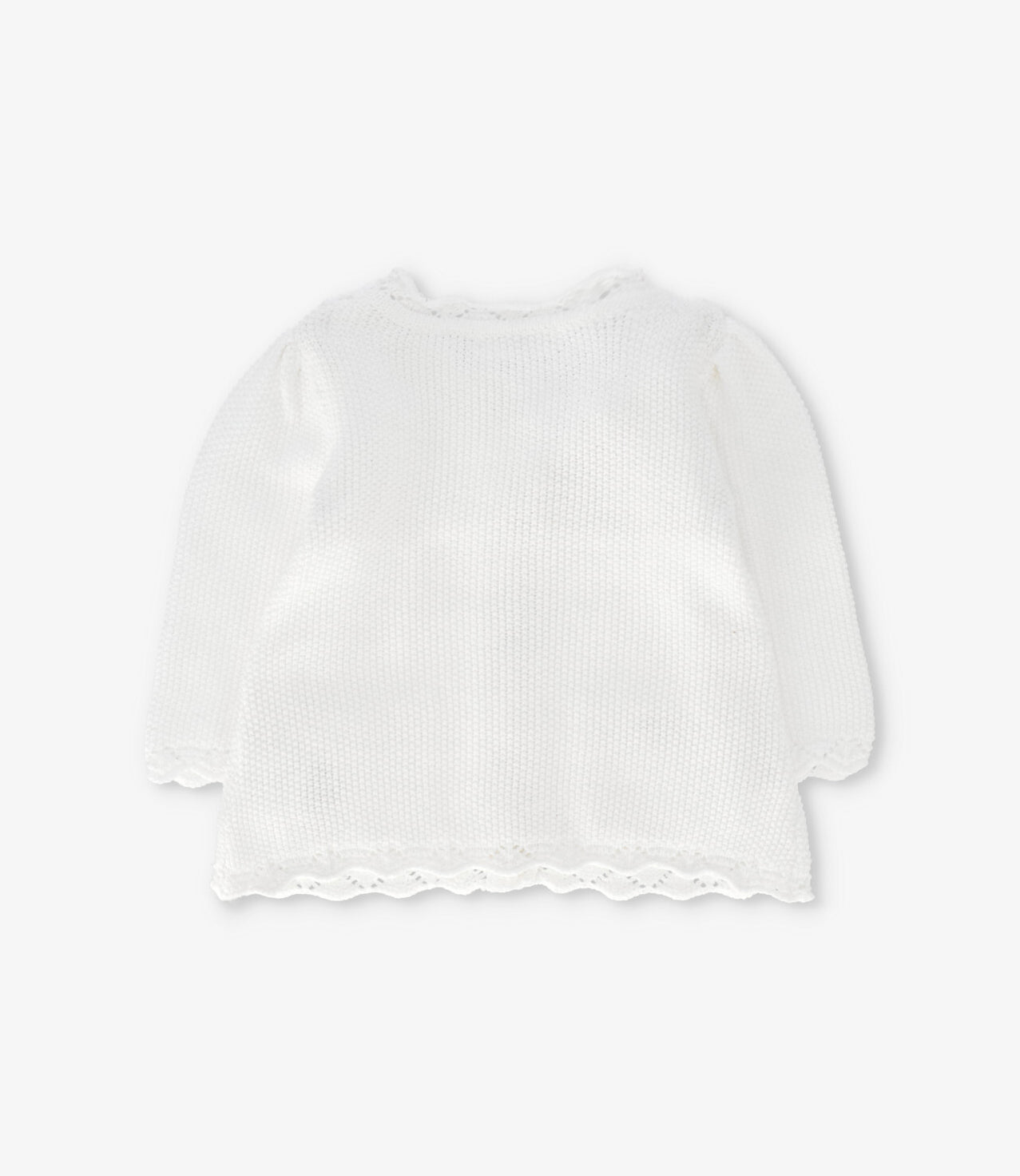 Chaleco recién nacida tejido 0 meses / Crudo