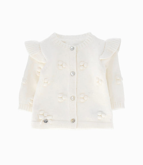 Chaleco Recién Nacida Tejido 0 meses / Blanco
