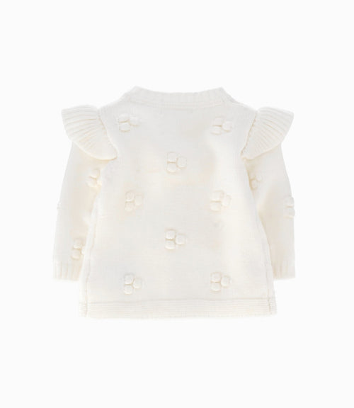 Chaleco Recién Nacida Tejido 0 meses / Blanco