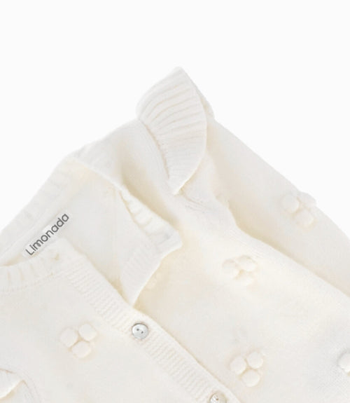 Chaleco Recién Nacida Tejido 0 meses / Blanco