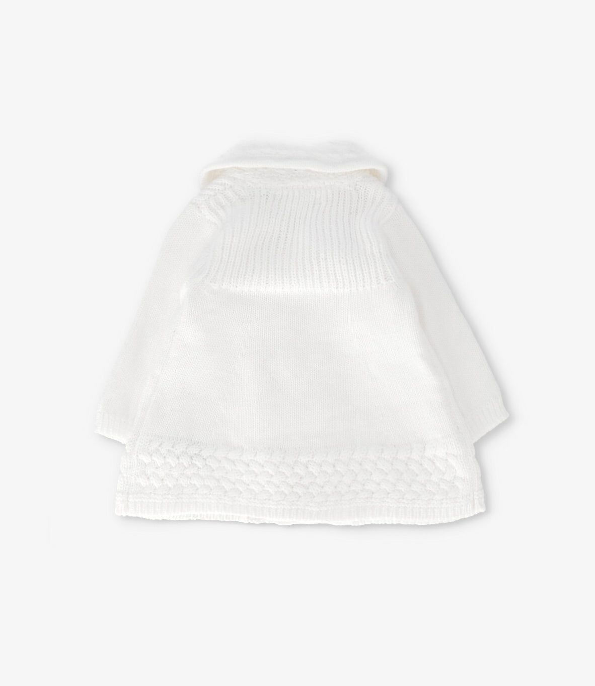 Chaleco recién nacida trenzado 0 meses / Crudo