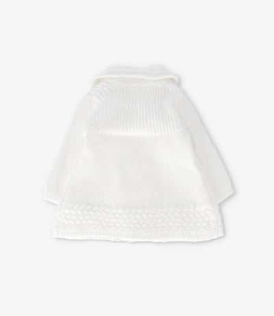 Chaleco recién nacida trenzado 0 meses / Crudo