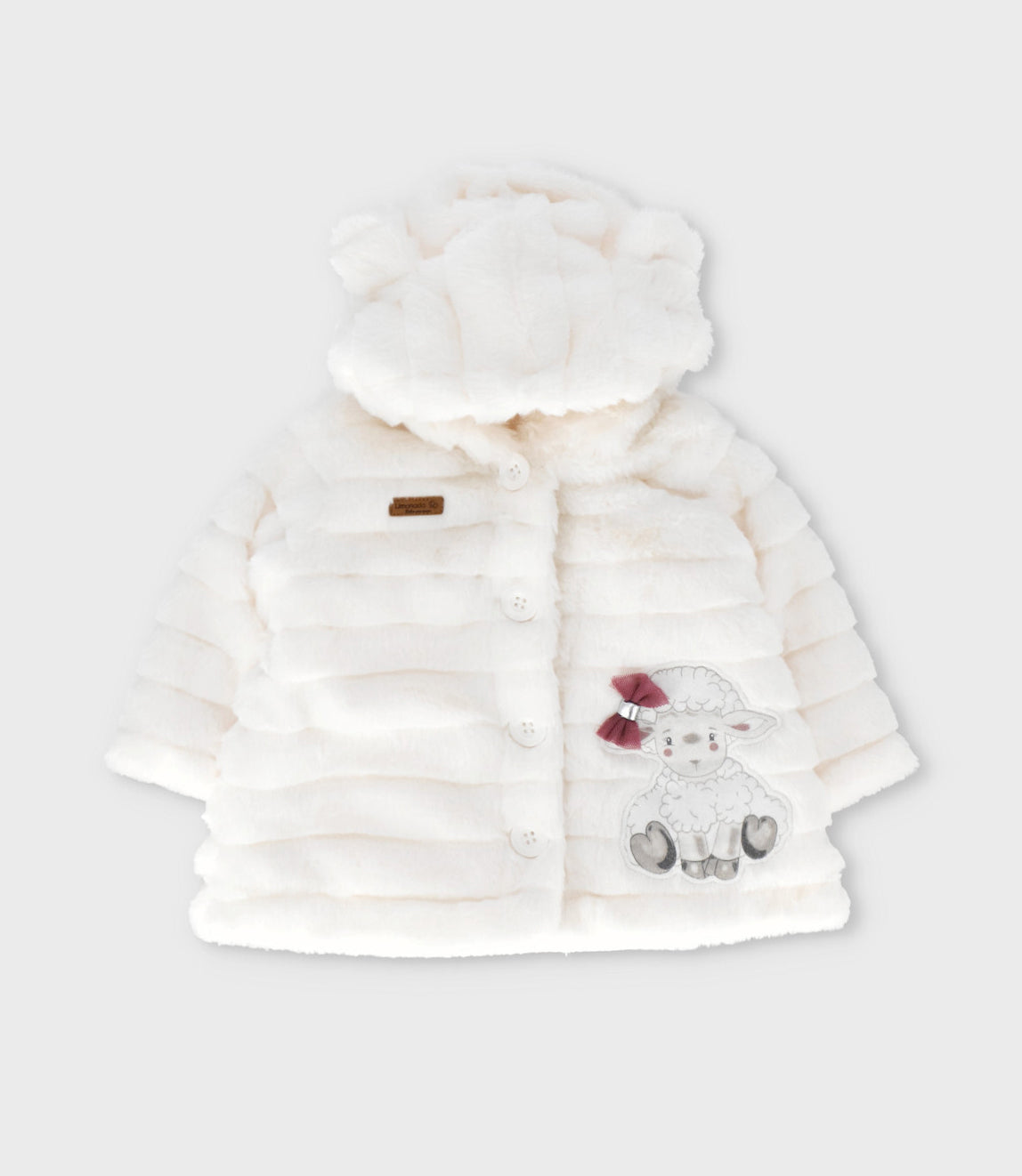 Chaqueta recién nacida de ovejita 0 meses / Blanco