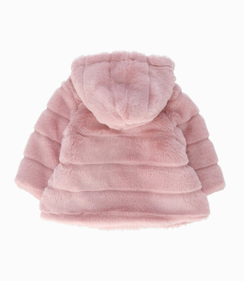 Chaqueta recién nacida con perrito 0 meses / Rosado