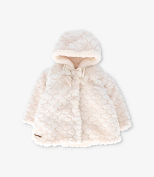 Chaqueta recién nacida con rombos 0 meses / Crudo
