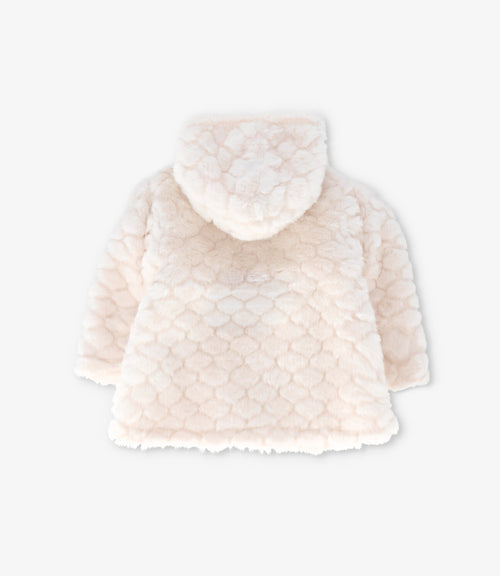 Chaqueta recién nacida con rombos 0 meses / Crudo
