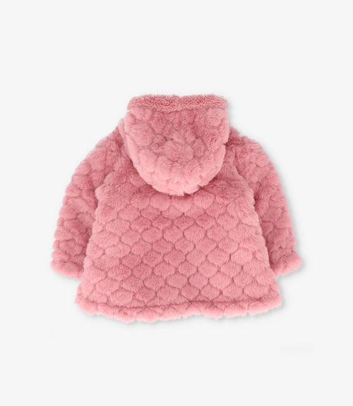 Chaqueta recién nacida con rombos 0 meses / Palo Rosa