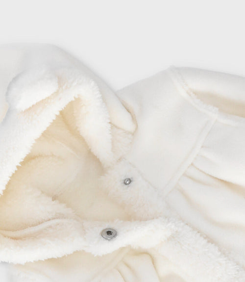 Polerón recién nacida micropolar 0 meses / Blanco