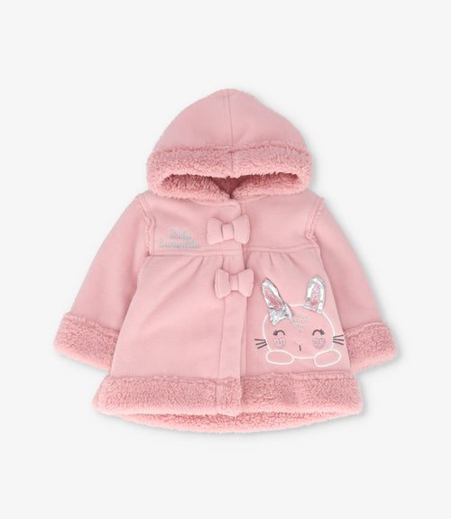 Polerón recién nacida con conejo 0 meses / Rosado