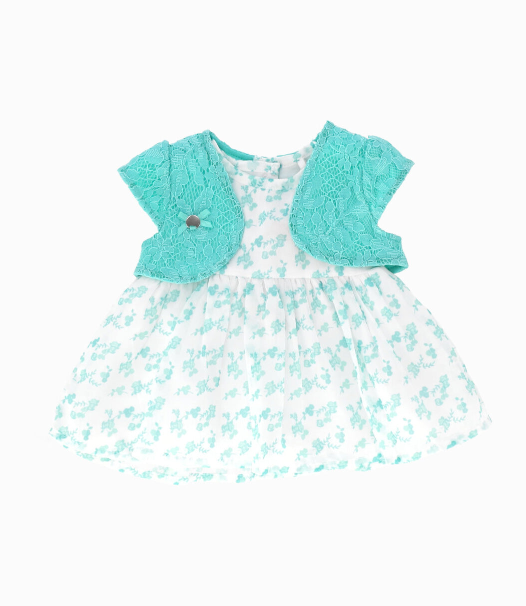 Vestido Recién Nacida Con Bolero 0 meses / Menta