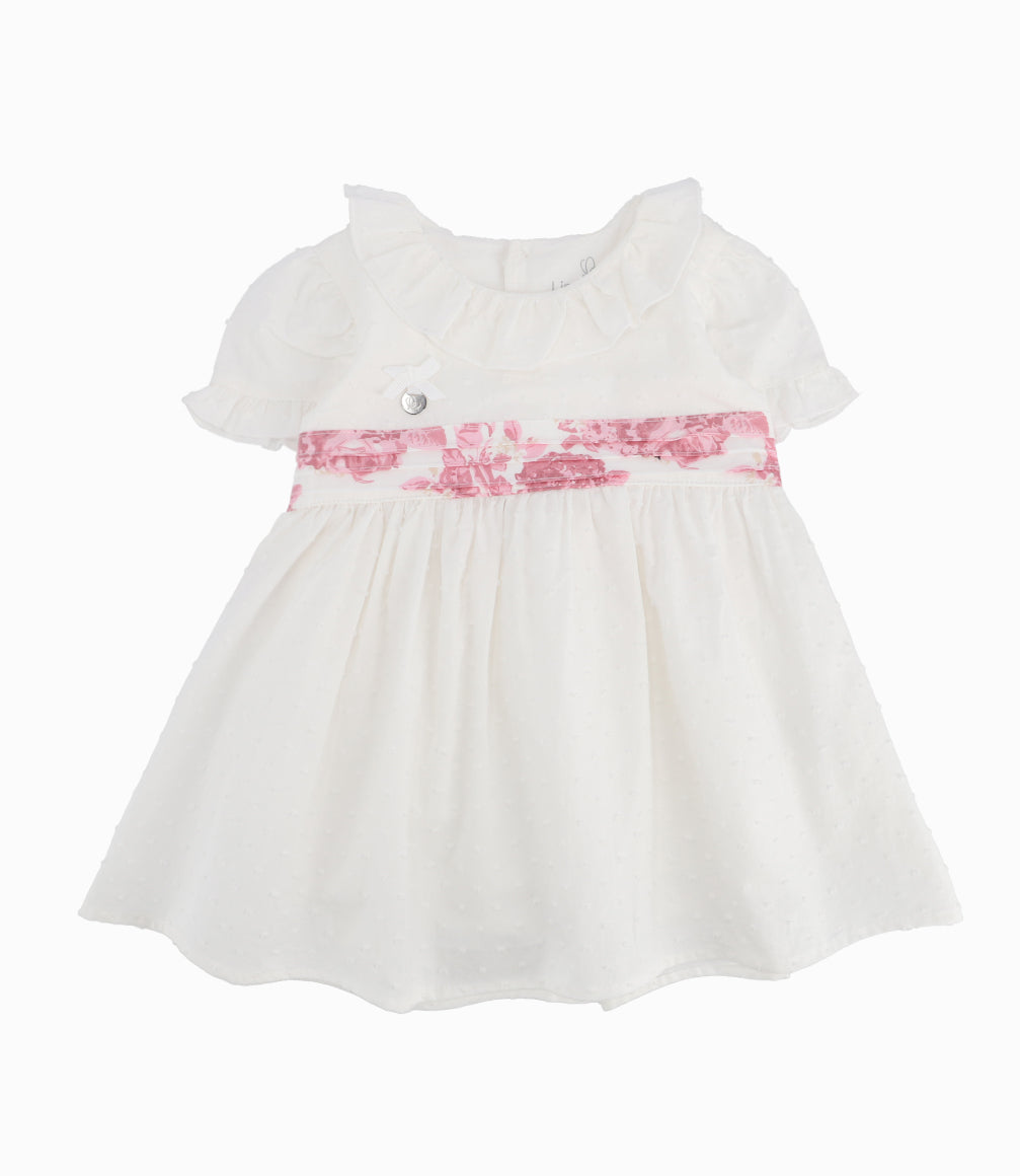 Vestido Recién Nacida Con Puntos