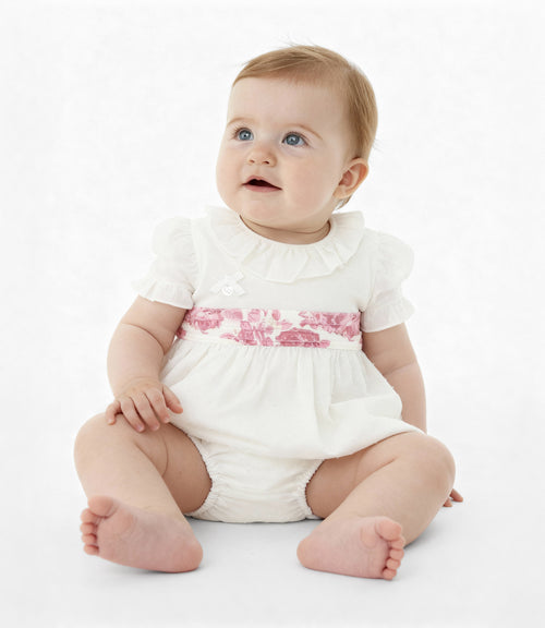 Vestido Recién Nacida Con Puntos