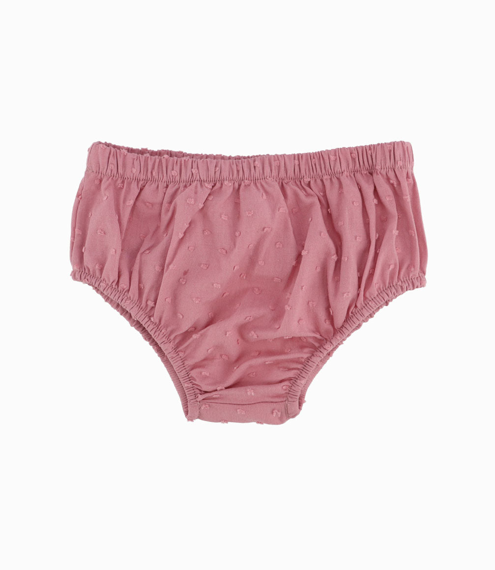 Vestido Recién Nacida Con Puntos 0 meses / Palo Rosa