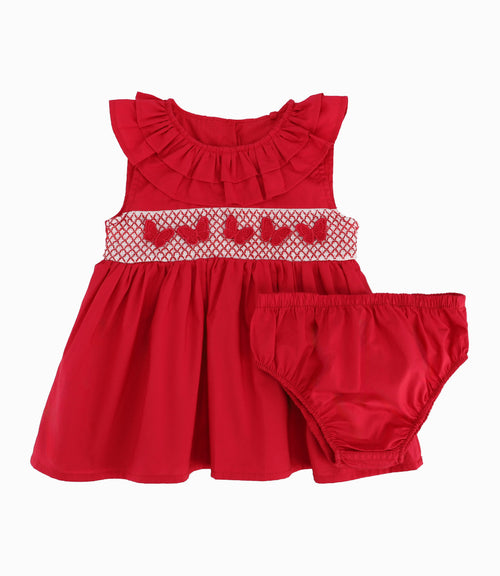 Vestido Recién Nacida Con Vuelos