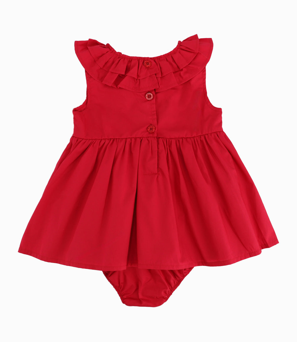 Vestido Recién Nacida Con Vuelos