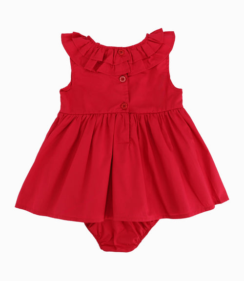 Vestido Recién Nacida Con Vuelos