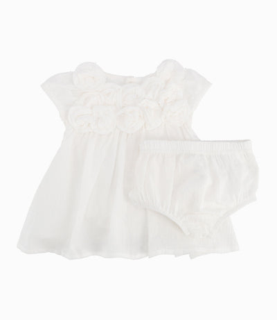 Vestido Recién Nacida Con Flores