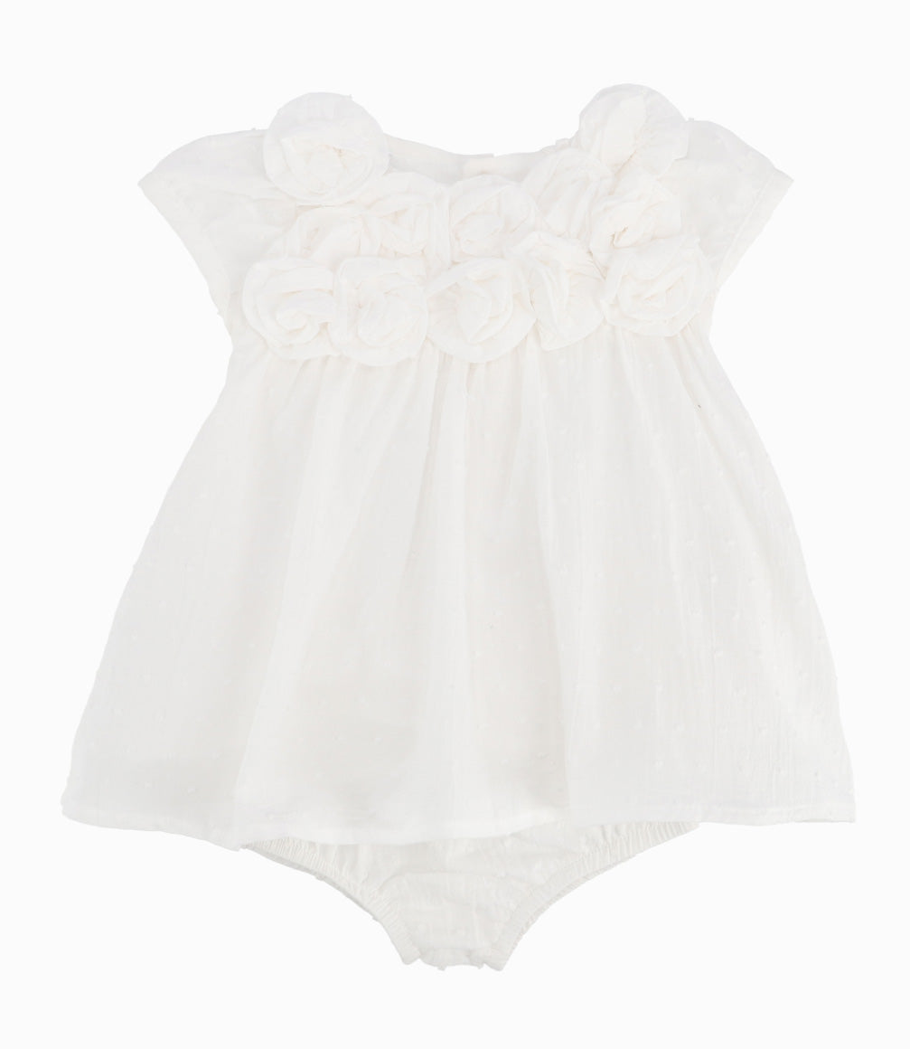 Vestido Recién Nacida Con Flores