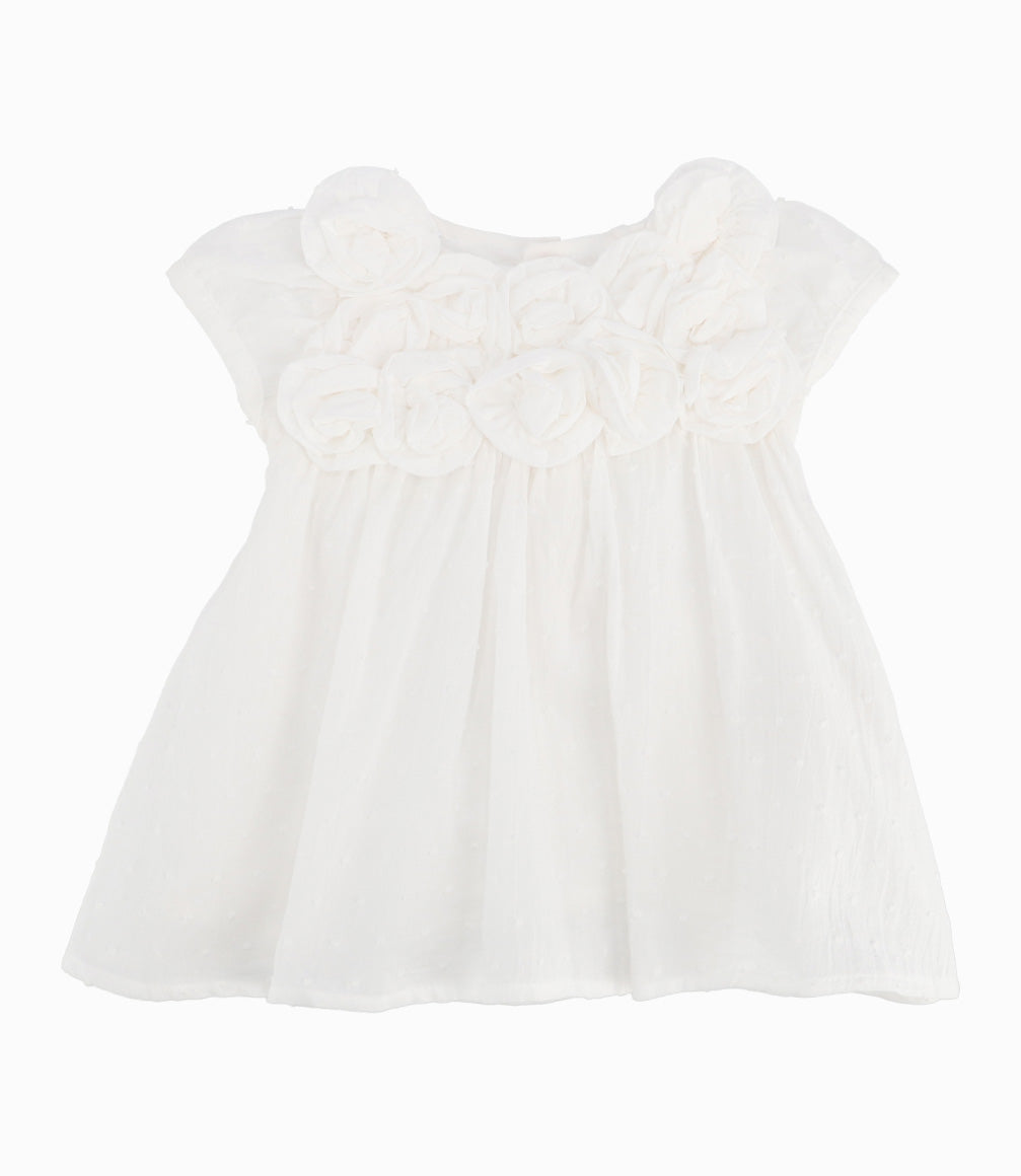 Vestido Recién Nacida Con Flores