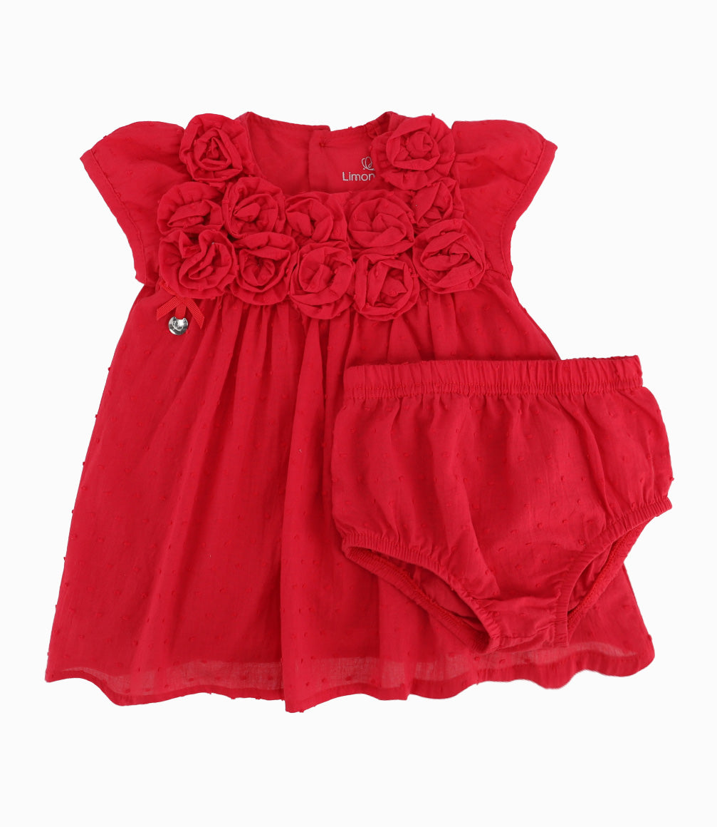 Vestido Recién Nacida Con Flores