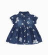 Vestido recién nacida con flores