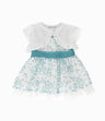 Vestido recién nacida floreado
