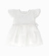 Vestido Recién nacida con perlas