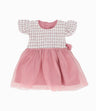 Vestido Recién nacida con perlas