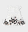 Vestido recién nacida con flores